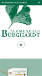 Mobile Screenshot of blumenhaus-burghardt.de